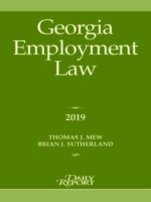 cover image of Georgia Employment Law
